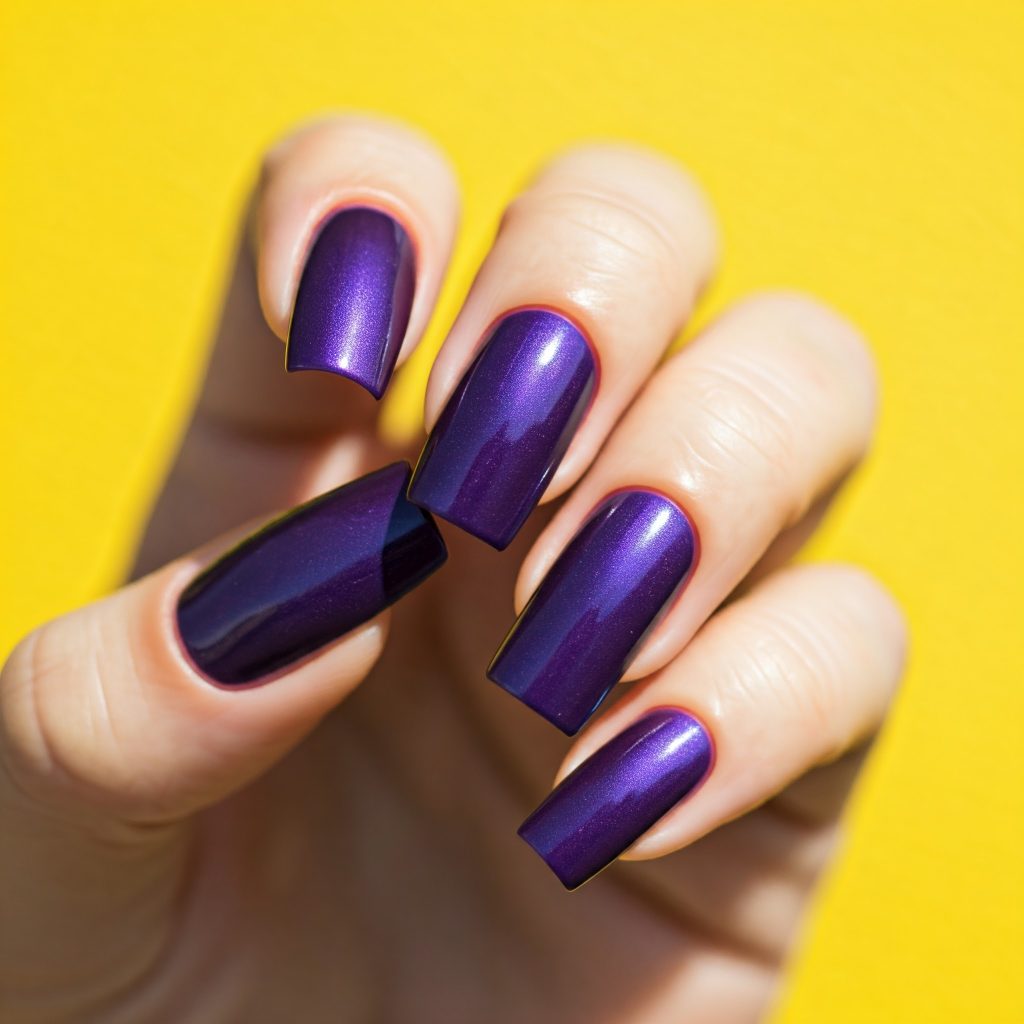 Royal Purple nails 